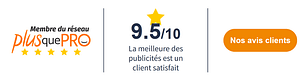 Avis clients certifiés par plus-que-pro